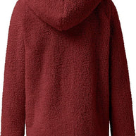 mit Kapuze und Reißverschluss, Fleeceweste