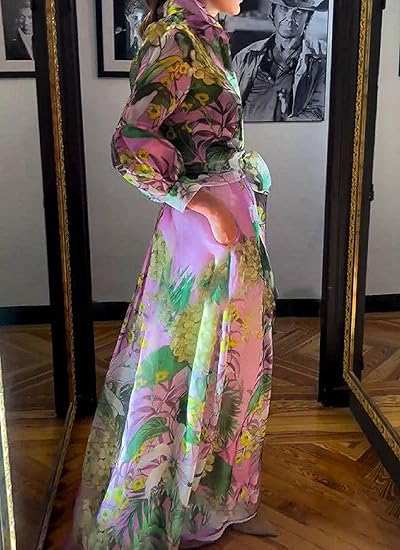 W&W Mode | Luxuriöses Italienisches Maxikleid Aus Satin