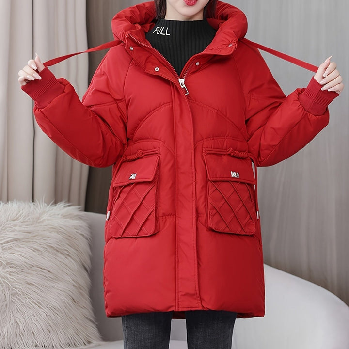 W&W Mode | Stilvolle Winter Casual Lange Pufferjacke Für Frauen