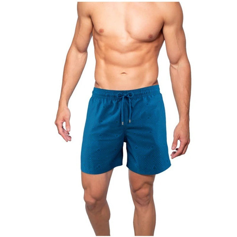 WW | Bedruckte Herren Badeshorts Mit Doppelter Schicht Für Den Sommer