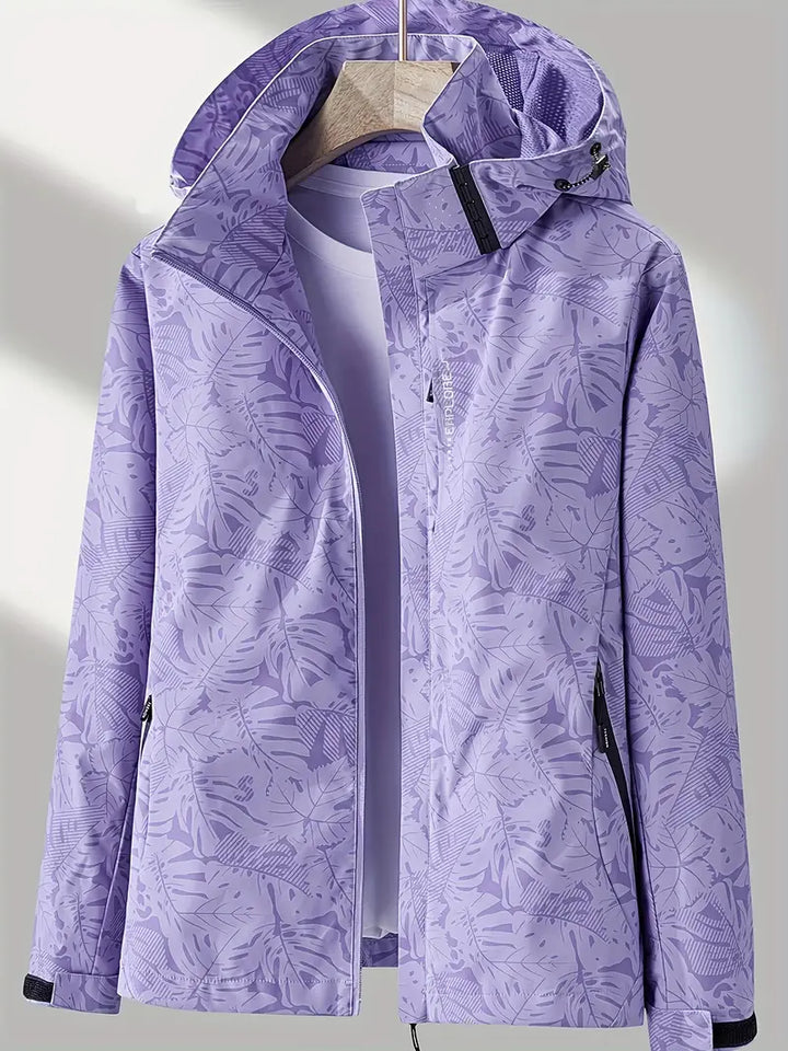 W&W Mode | Damen Outdoor-Jacke wind- und regenfest mit abnehmbarer Kapuze | Ideal für abenteuerliche Tage