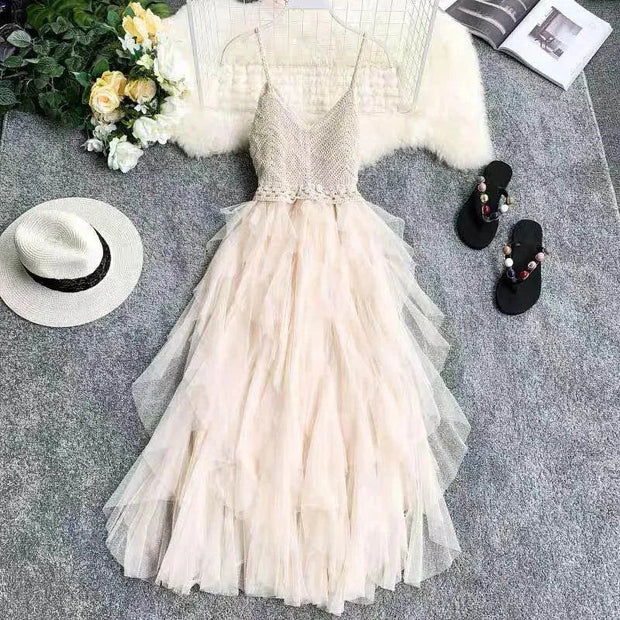 WW | Kleid aus Netzschlaufe