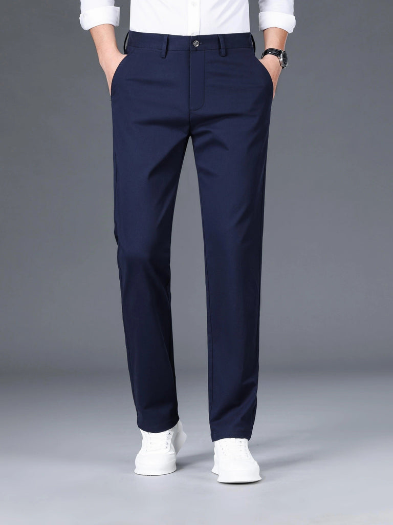 WW | Business Lässig Slim Fit Herrenhose Mit Taschen