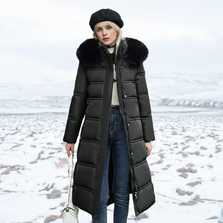 W&W Mode | ELISA Luxus Damen Wintermantel
