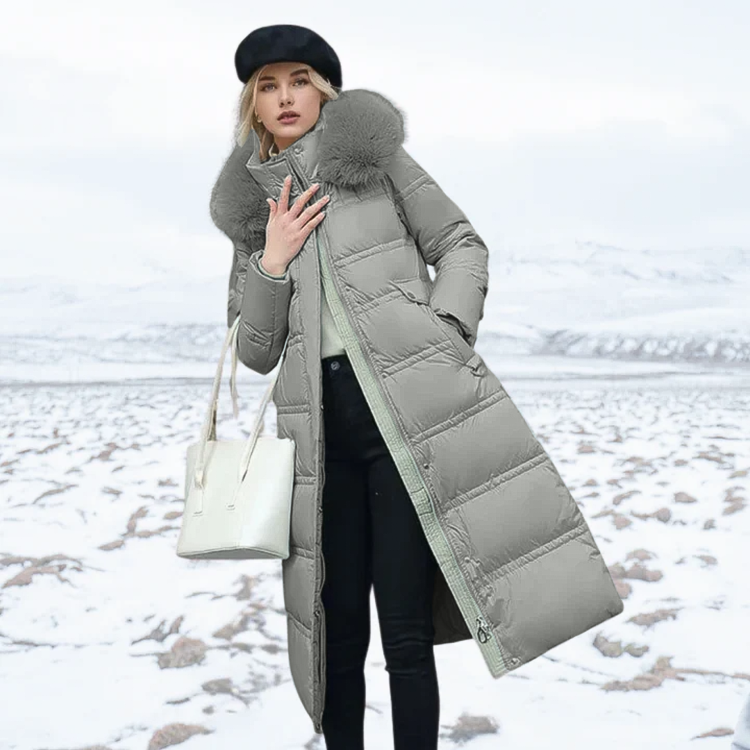 W&W Mode | ELISA Luxus Damen Wintermantel