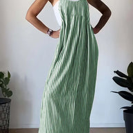 Alice™ | Casual Overall-Kleid mit Streifen
