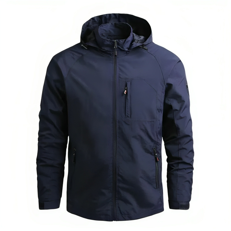 WW | Wasserdichtes Windjacke Mit Kapuze Für Herren