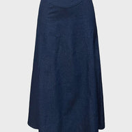 WW | A-Linie Denim Maxirock