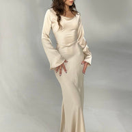 WW | Leichte Maxikleid mit Romantischem Schnitt