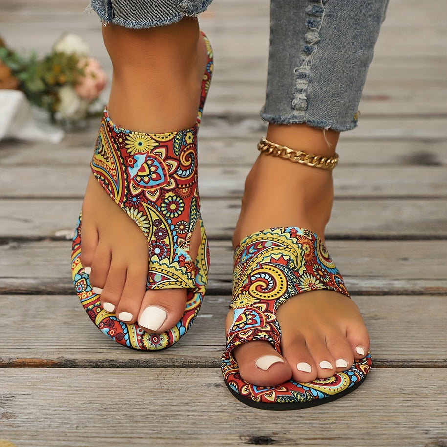 WW | Florale Flip Flops Für Frauen