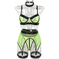 WW Unterwäsche mit großem Mesh-Einsatz und Stahlring-Halterung