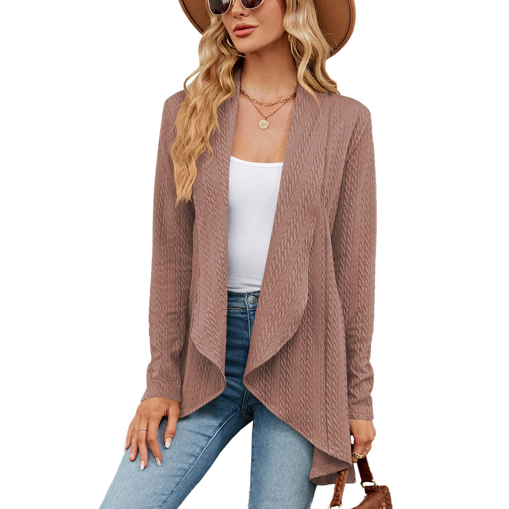 WW | Langärmelige Jacke für Damen In Uni-Farbe
