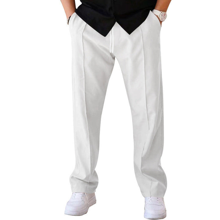 W&W Mode | Bequeme, Breitgeschnittene Herren Hose Aus Leichtem, Luftigem Material