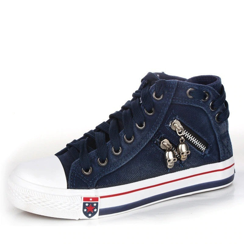 WW | Atmungsaktive High Top Sneaker Für Damen in Übergröße
