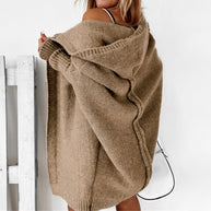 WW Strickjacke | Lang geschnittener, wärmender Cardigan für Damen