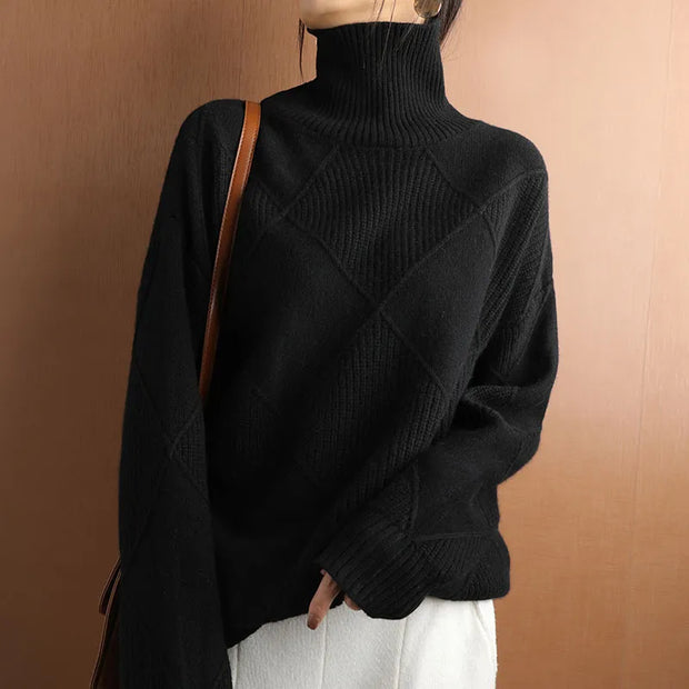 WW | Bequemer Weicher Rollkragenpullover