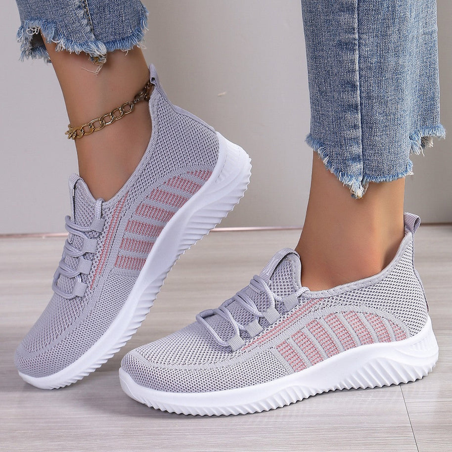 WW | Damen Rund Zehen Ballerinas Sport Sneakers