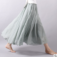 WW | Lässig fallender Boho Maxi Rock für Damen