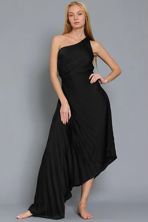 W&W Mode | One Shoulder Maxikleid