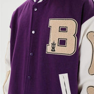 WW | Varsity Streetwear Bomberjacke mit bestickten Patches