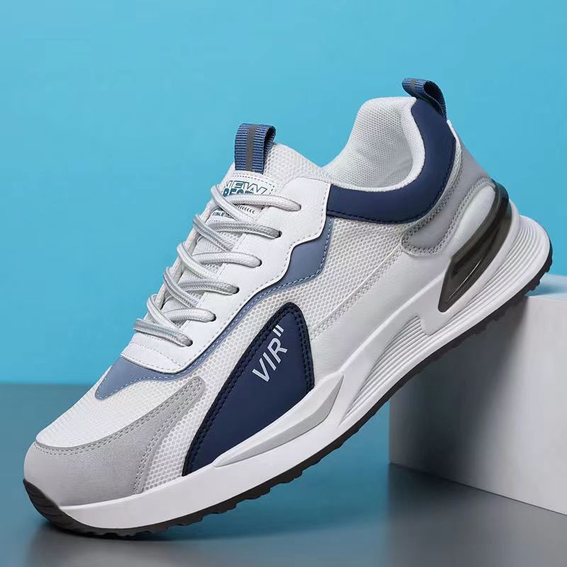 WW | Atmungsaktive Herren Laufschuhe Mit Farbblock Design