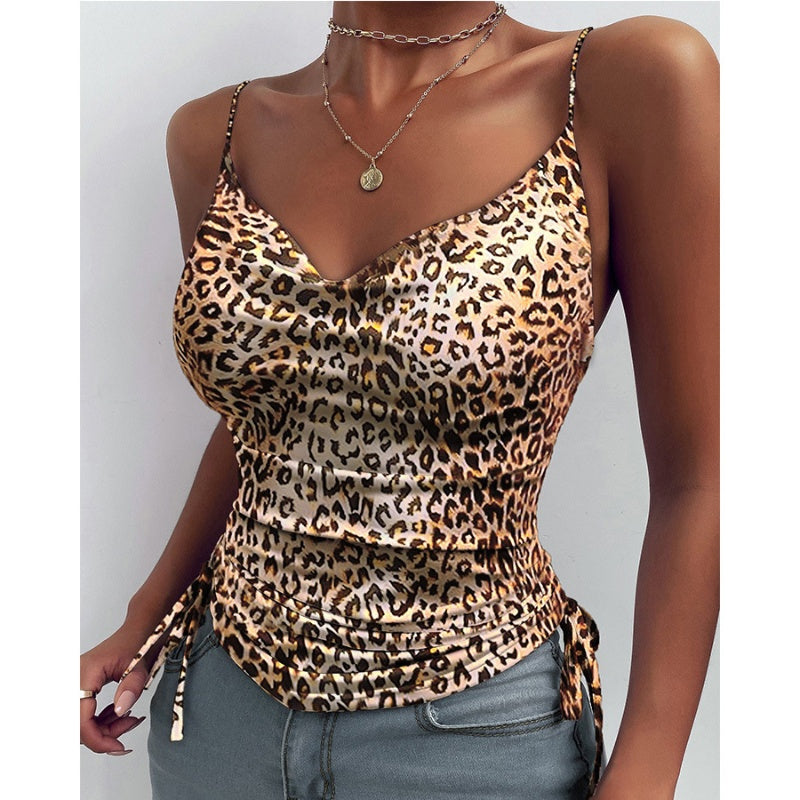 WW | Spaghetti Träger V-ausschnitt Camisole Oberteile Für Damen