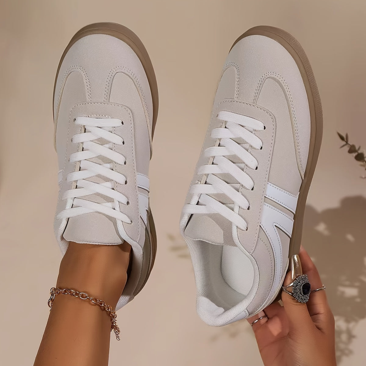 WW | Bequeme Damensneaker in Einfarbigen Farben