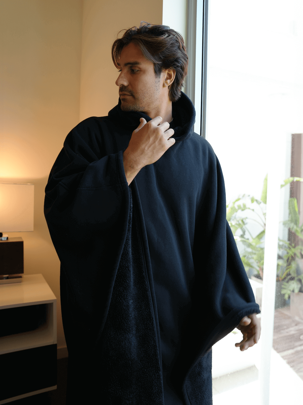 Oversize-Decken-Hoodie in Einheitsgröße