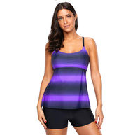 Damen Tankini-Oberteil mit abnehmbaren Trägern und figurumspielendem Schnitt WW