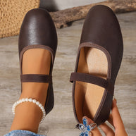 WW | Elegante Weiße Mary Jane Ballerinas