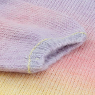 WW | Gradient Offene Vorderseite Fallendes Schulter Cardigan
