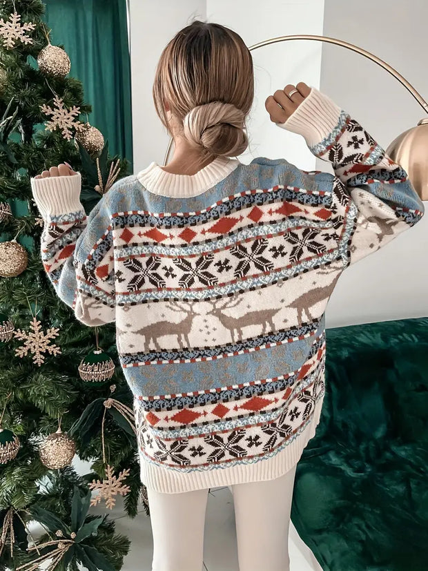 Xmas™ - Pullover mit Rundhalsausschnitt