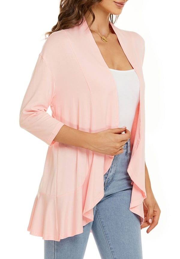 W&W Mode | Elegantes Offenes Front Damenjacke