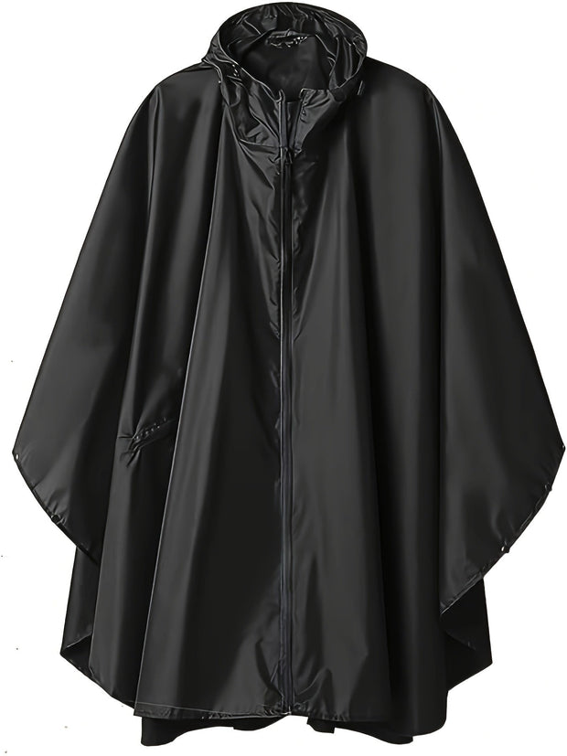 WW | Wasserdichter Regenponcho Mit Kapuze