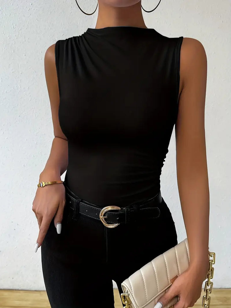 WW | Elegantes Mid High Neck Top