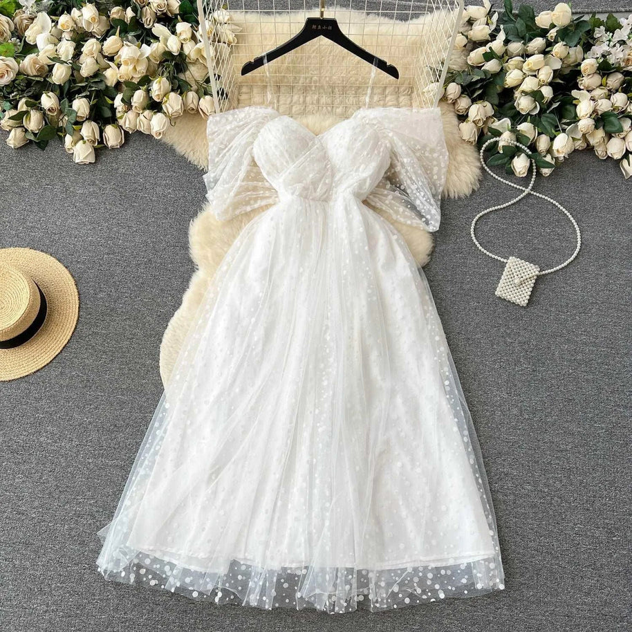 WW | Weißes Kleid Luxus französisch
