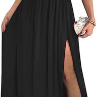 ÉléganceOne™ – One-Shoulder Maxikleid mit Schlitz & Cut-Out Detail