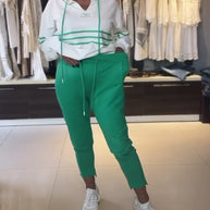 WW | Set aus gestreifter Hose und Kapuzenjacke