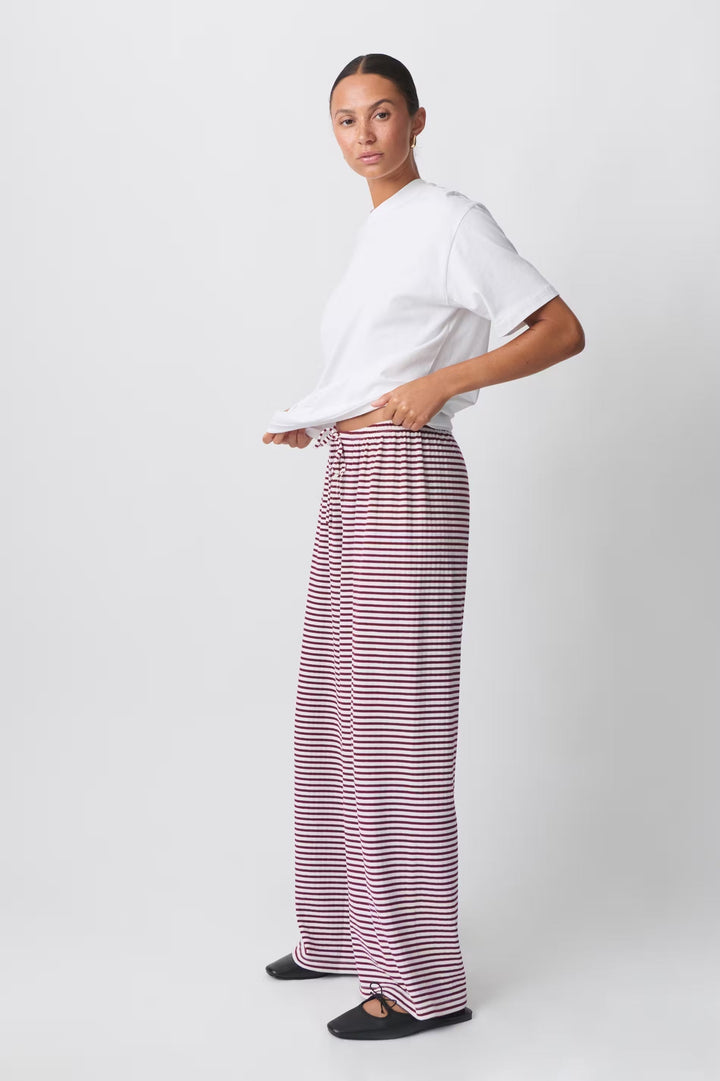 W&W Mode | Gestreifte Loungehose