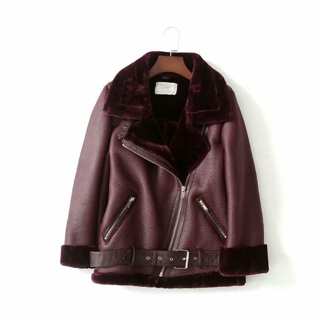 WW | Damen Leder Motorr Jacket