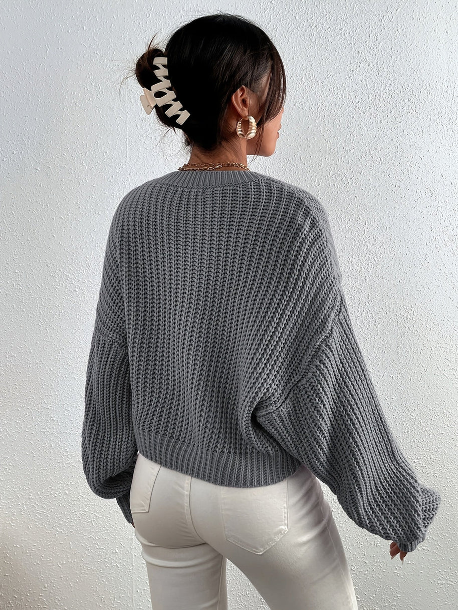 WW | Lässiger Longpullover Damen mit