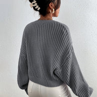 WW | Lässiger Longpullover Damen mit
