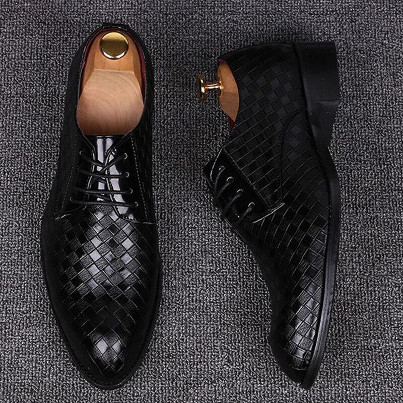 WW | Stilvolle Leder Herren Schnürschuhe