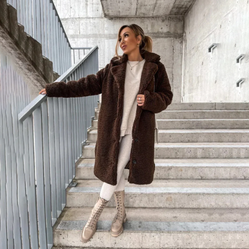 W&W Mode Stylischer weicher Mantel