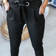 WW | Hochtaillierte Damenhose