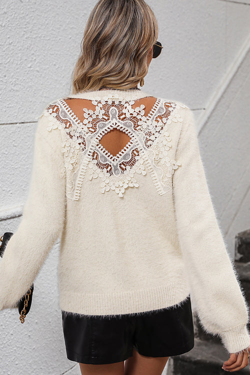 WW | Palette Von Herbst Spitze Langarm Pullover
