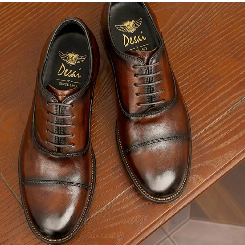 W&W Mode | Elegante Leder Herrenschuhe Mit Schnürung Und Klassischem Design