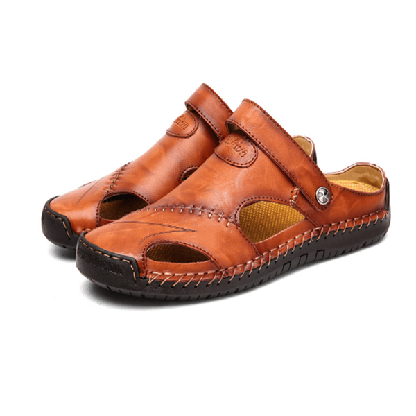 W&W Mode | Orthopädische Ledersandalen