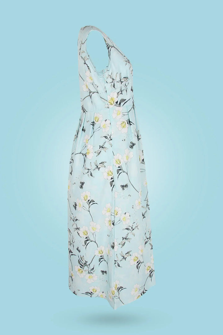 W&W Mode | Elegantes Maxikleid mit Floralem Muster