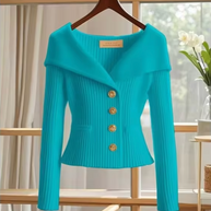 WW | Gestrickte Kurze Strickjacke